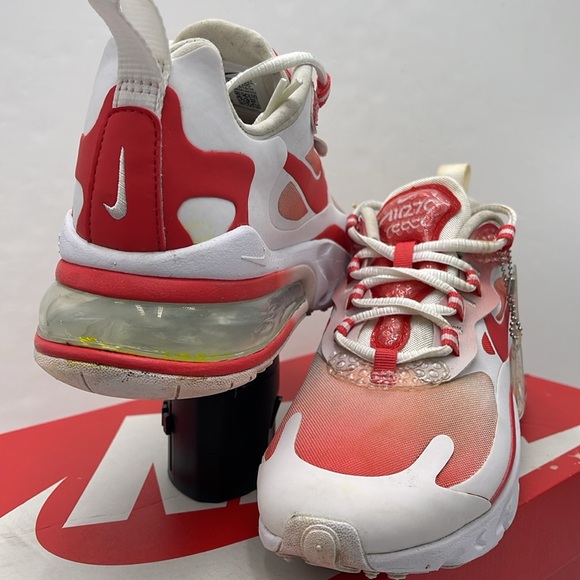 Nike WMNS Sneakers AIR MAX 270 REACT SE
WHITE/TRACK RED-BARELY ROSE BV3387 100 - Picture 7 of 16